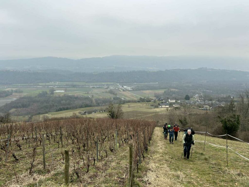 Montée dans les vignes (par Philippe)